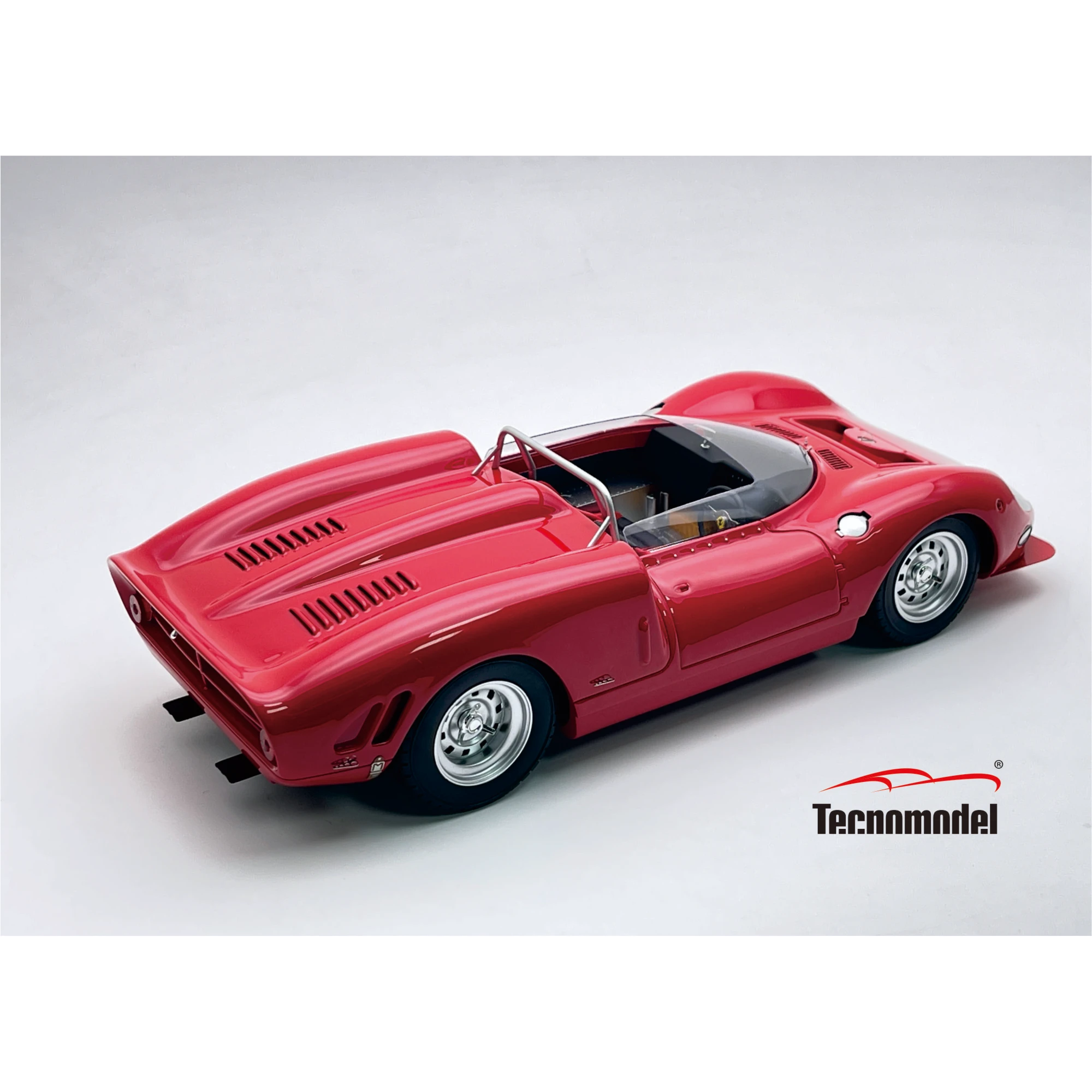 1:18 Tecnomodel - Ferrari 365 P2 4.4L V12 Spider Press Version Red