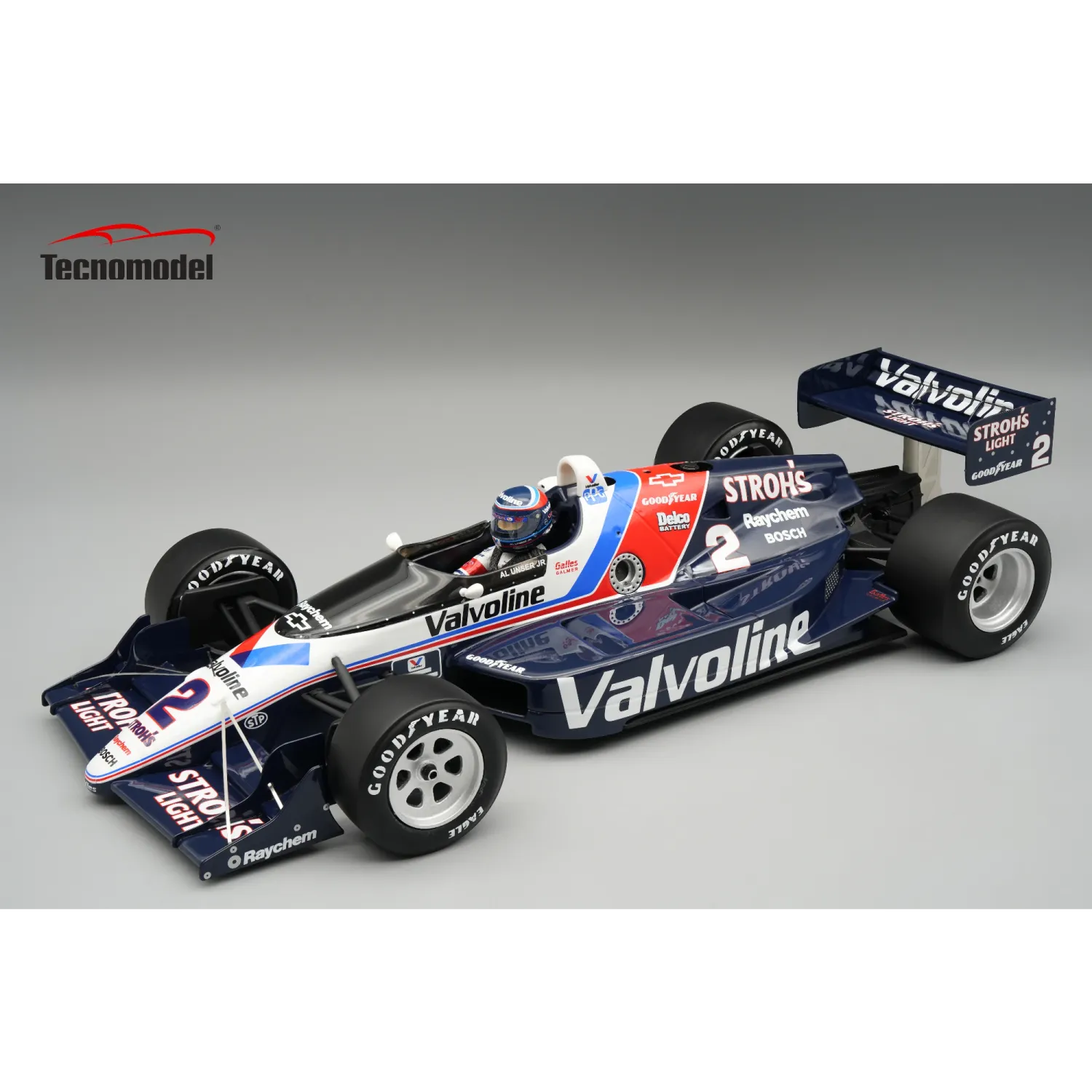 1:18 Tecnomodel - Lola T89 Team Galles Racing #2 Formula Indy Car World Series Season 1989 A. Unser Jr. *With Driver Figure*