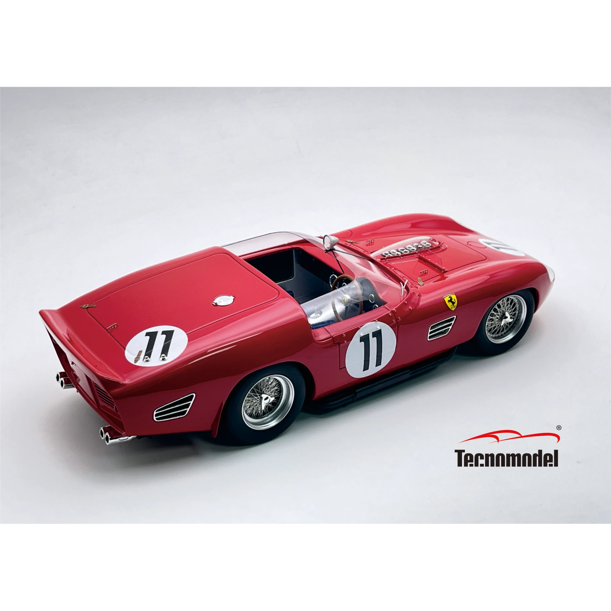 1:18 Tecnomodel - Ferrari 250 TR61 3.0L V12 Team Sefac #11 2nd 24h Le Mans 1961 M. Parkes - W. Mairesse
