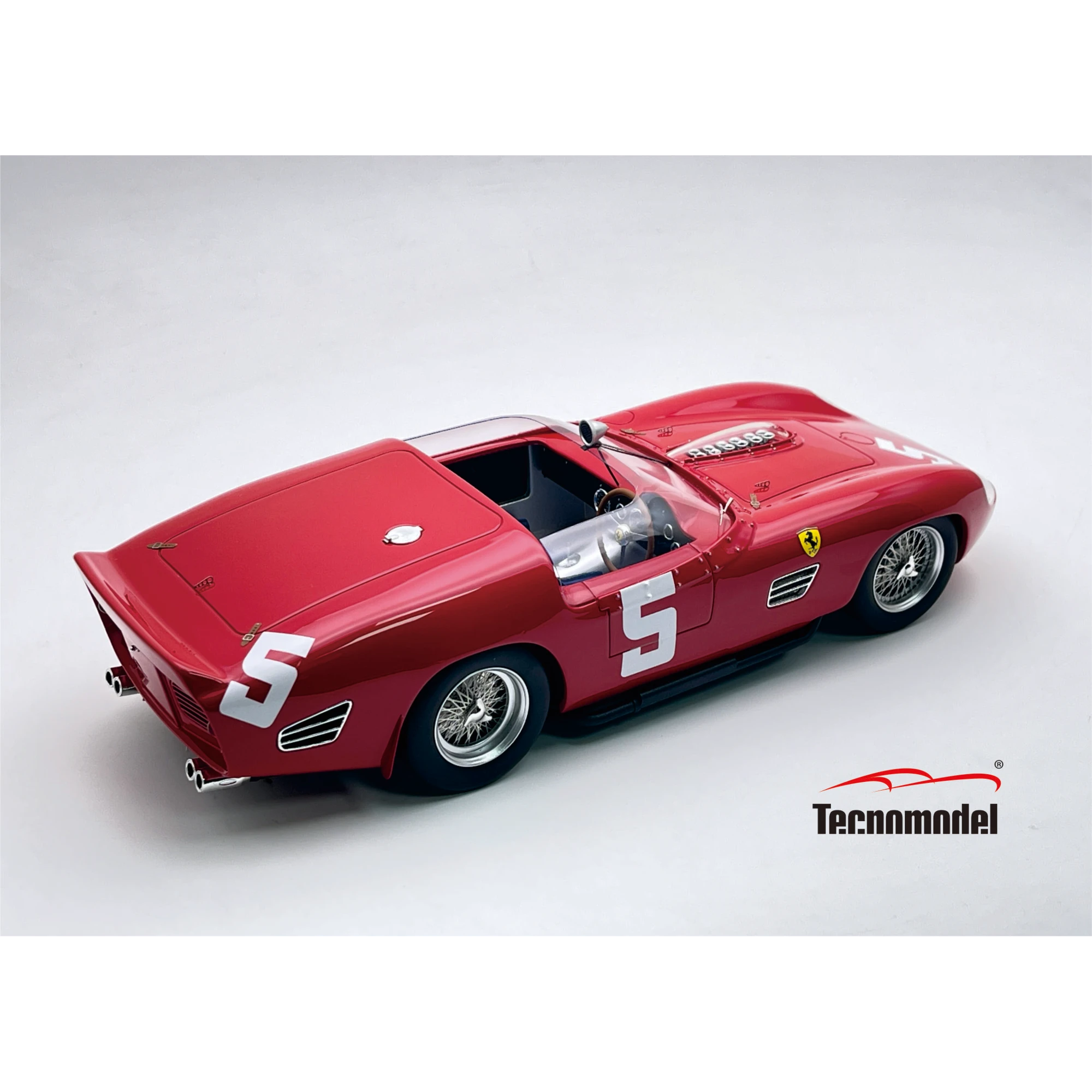 1:18 Tecnomodel - Ferrari 250 TR61 3.0L V12 Spider Team N.A.R.T. North American Racing #5 2nd 1000km Nurburgring 1961 P. Rodriguez - R. Rodriguez