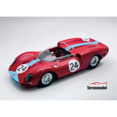 1:18 Tecnomodel - Ferrari 365 P2 4.4L V12 Spider #24 7th Guards Trophy Brands Hatch 1965 M. Parkes 1:18 Tecnomodel - Ferrari 365 P2 4.4L V12 Spider #24 7th Guards Trophy Brands Hatch 1965 M. Parkes