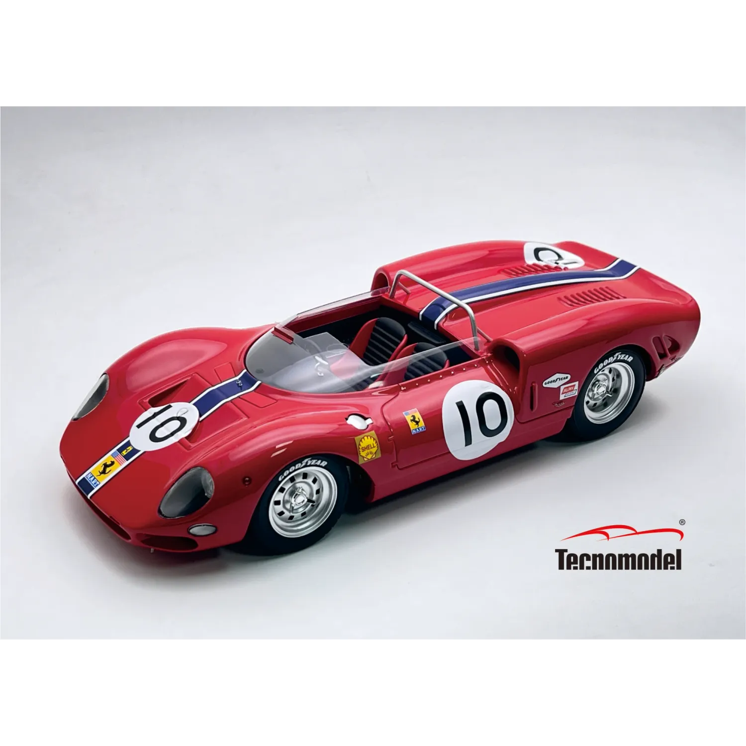 1:18 Tecnomodel - Ferrari 365 P2 4.4L V12 Spider #10 3rd Mosport Canda GP 1965 P. Rodriguez