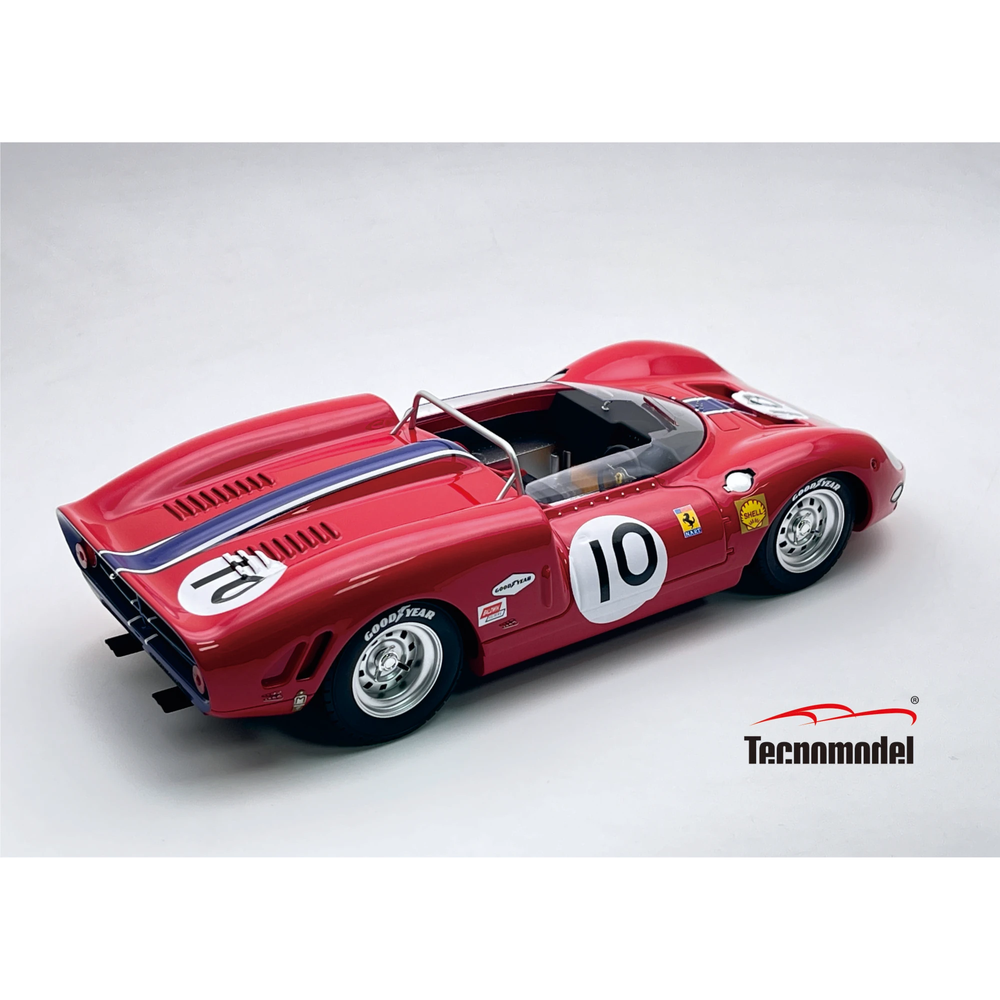 1:18 Tecnomodel - Ferrari 365 P2 4.4L V12 Spider #10 3rd Mosport Canda GP 1965 P. Rodriguez