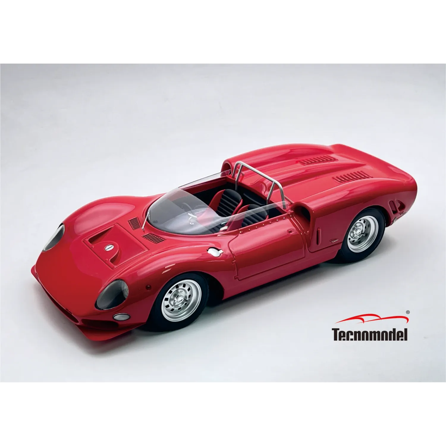 1:18 Tecnomodel - Ferrari 365 P2 4.4L V12 Spider Press Version Red
