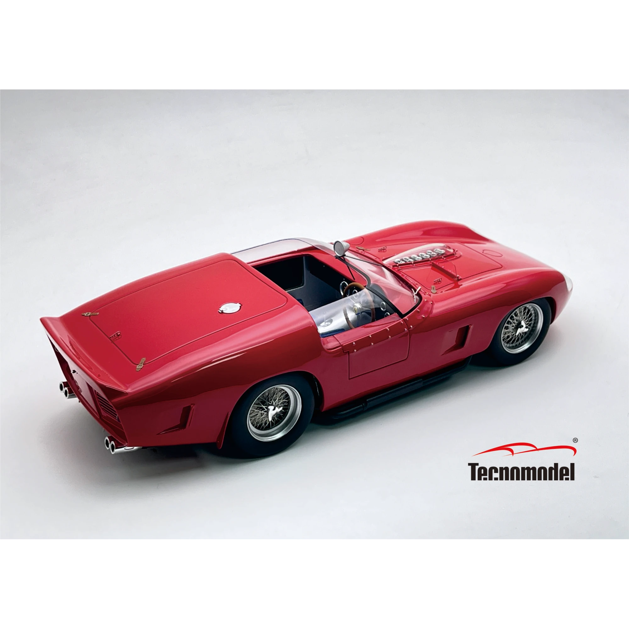 1:18 Tecnomodel - Ferrari 250 TR61 3.0L V12 Spider Press Version Red