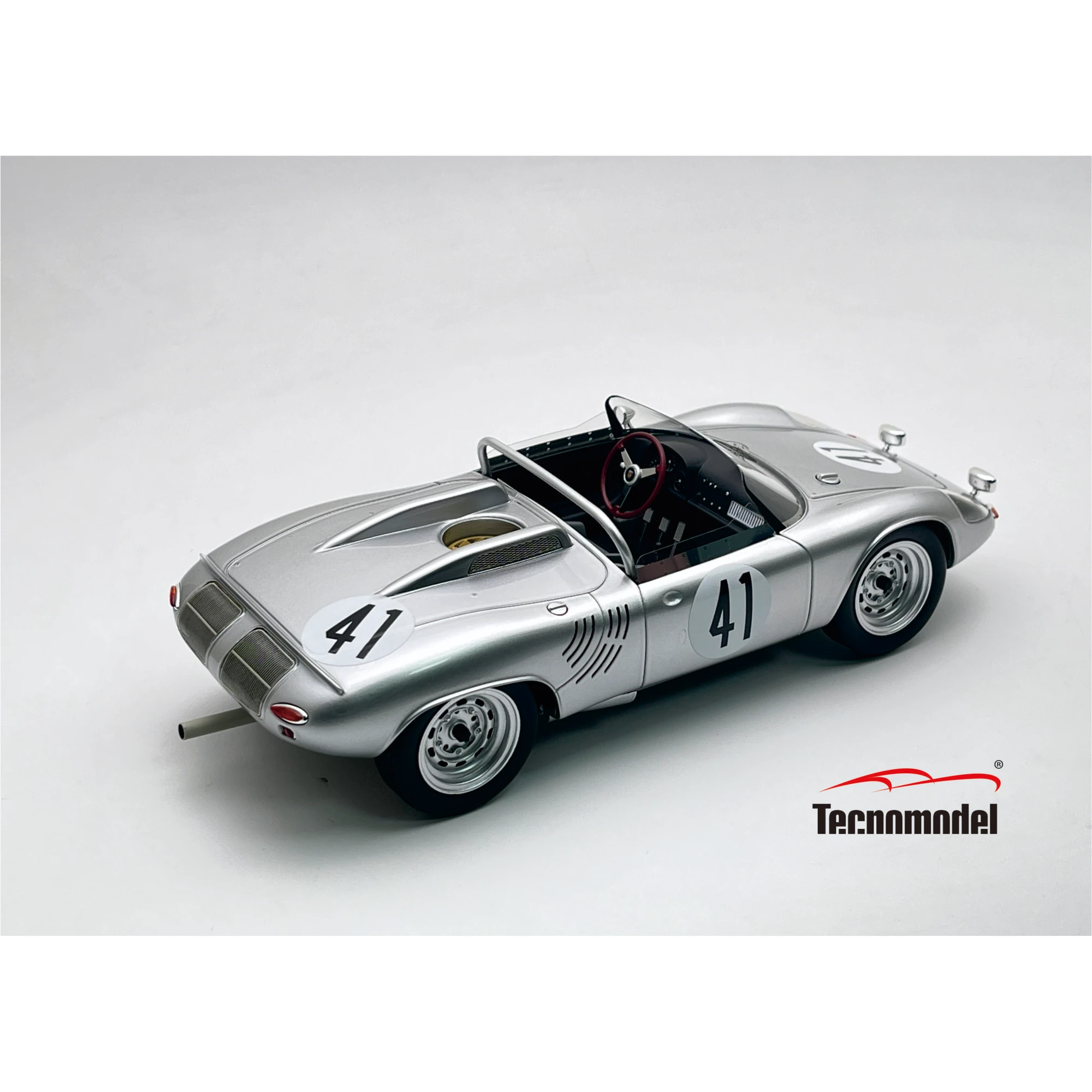 1:18 Tecnomodel - Porsche 718 WRS Spider Team Porsche System Engineering #41 12h Sebring 1964 E. Barth - H. Linge