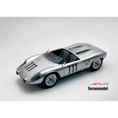 1:18 Tecnomodel - Porsche 718 WRS Spider Team Porsche System Engineering #111 3rd 1000km Nurburgring 1962 G. Hill - H. Herrmann 1:18 Tecnomodel - Porsche 718 WRS Spider Team Porsche System Engineering #111 3rd 1000km Nurburgring 1962 G. Hill - H. Herrmann