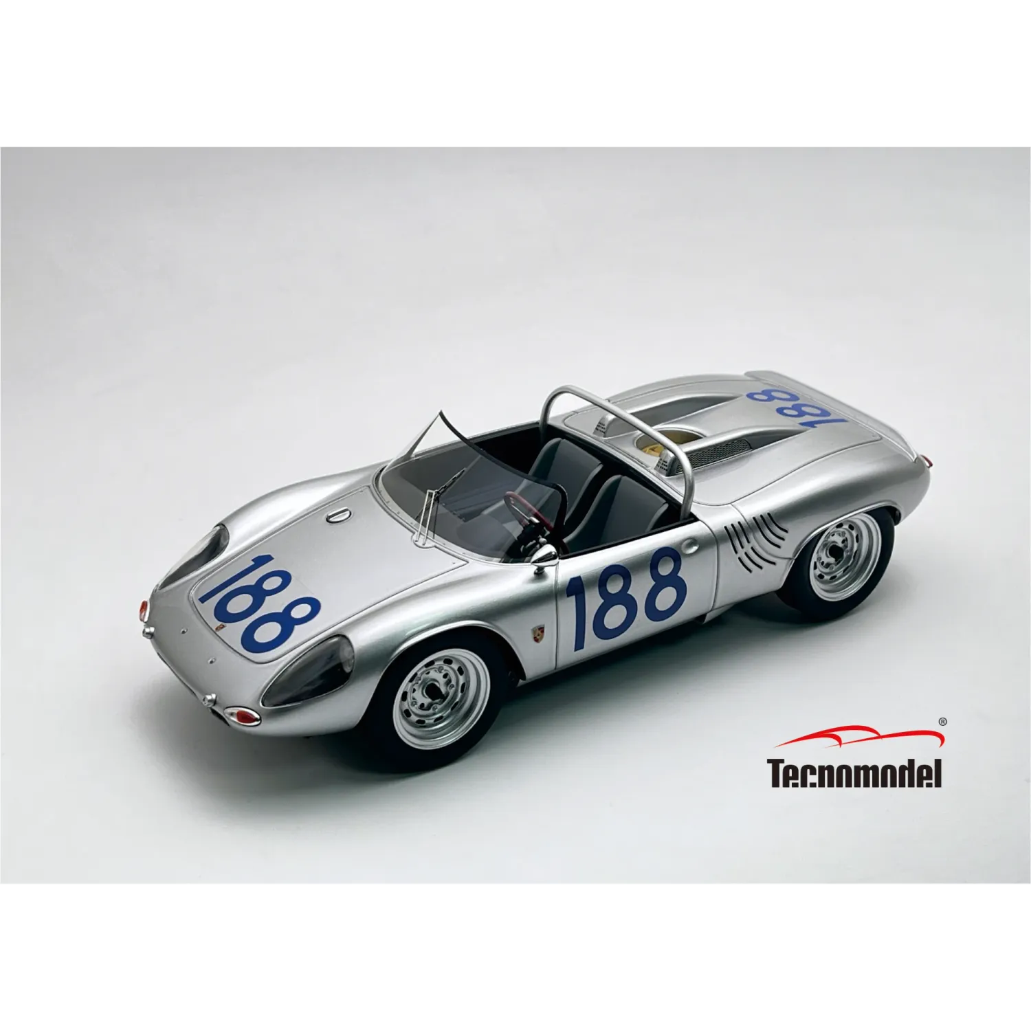 1:18 Tecnomodel - Porsche 718 WRS Spider #188 Targa Florio 1964 G. Hill - J. Bonnier