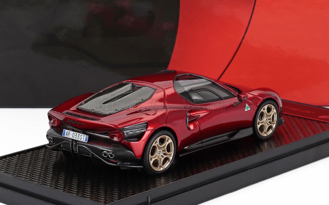 1:43 BBR - Alfa Romeo 33 Stradale 2025 Red Metallic