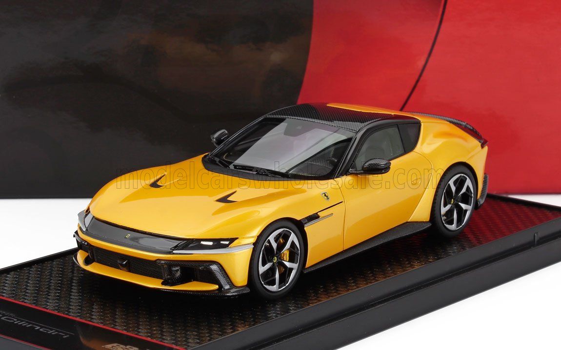 1:43 BBR - Ferrari 12Cilindri Coupe Three layer Yellow