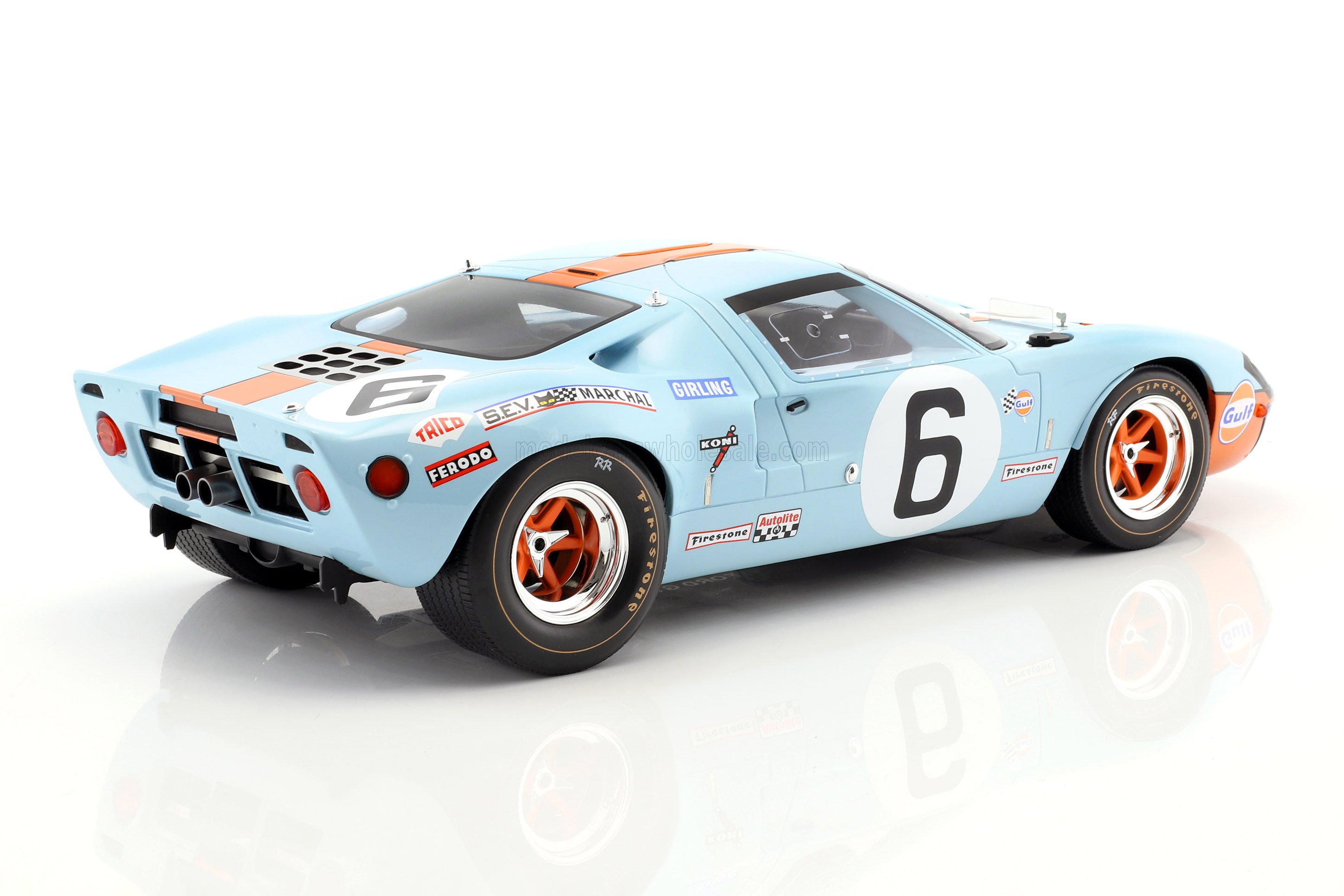 1:12 Werk83 - Ford GT40 4.9L V8 Team JW Automotive Engineering #6 Winner 24h Le Lans 1969 J. Ickx - J. Oliver