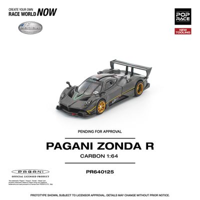 1:64 Pop Race Limited - Pagani Zonda R, carbon 1:64 Pop Race Limited - Pagani Zonda R, carbon