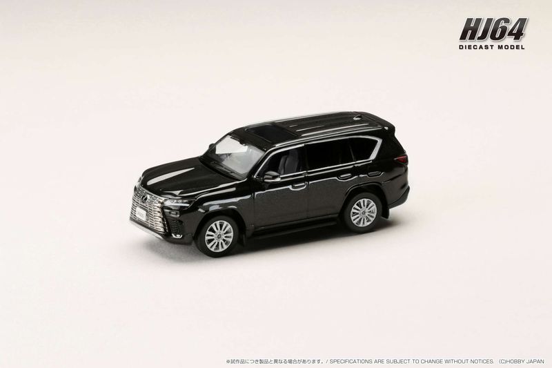 1:64 Hobby Japan - Lexus LX600 Executive, graphite black/black interior