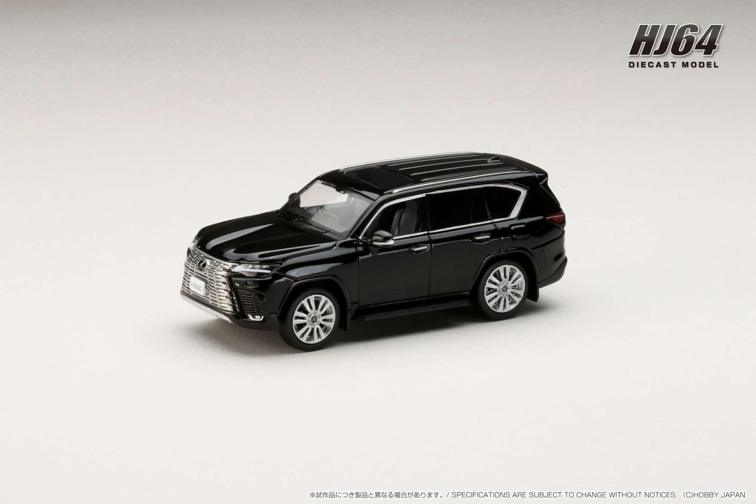 1:64 Hobby Japan - Lexus LX600 Executive, black/black interior