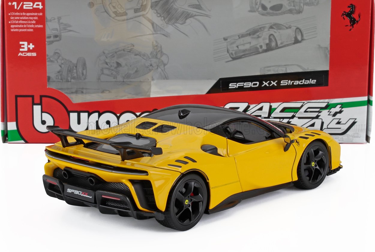 1:24 Bburago - 2024 Ferrari SF90 XX Stradale Yellow