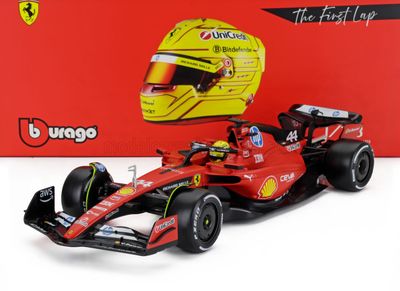 1:18 Bburago - Ferrari F1 SF-23 Team Scurderia Ferrari HP #44 Fiorano 2025 L. Hamilton *Mit Vitrine* *Carmodel Exclusiv*