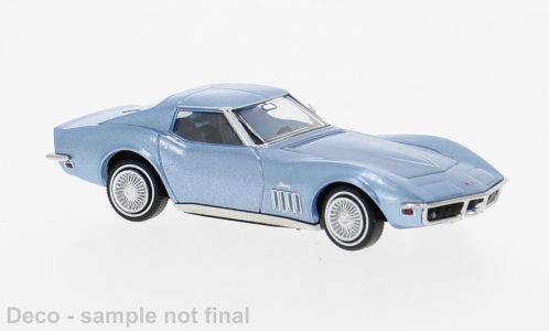 1:87 Brekina - Chevrolet Corvette C3, blau, 1967