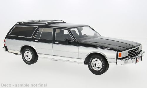1:18 MCG - Chevrolet Caprice Estate Wagon, silber/grau, 1985