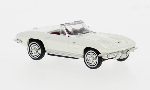 1:87 Brekina - Chevrolet Corvette C2 Cabrio, weiss, 1962