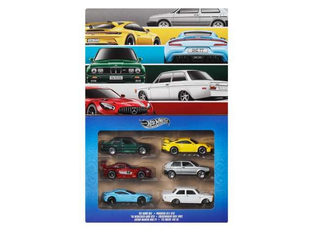1:64 Hot Wheels - *Silver Series* Euro Style 6-Pack in Deluxe Packaging 1:64 Hot Wheels - *Silver Series* Euro Style 6-Pack in Deluxe Packaging