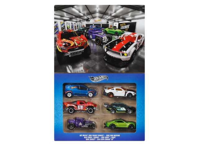1:64 Hot Wheels - Legends Multipack 6-Pack in Deluxe Packaging