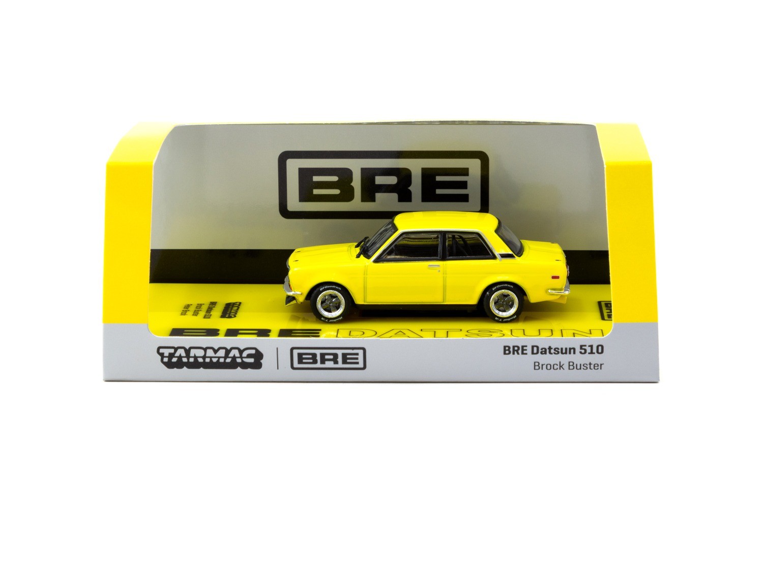 1:64 Tarmac - BRE Datsun 510 Brock Buster/Peter Brock, yellow