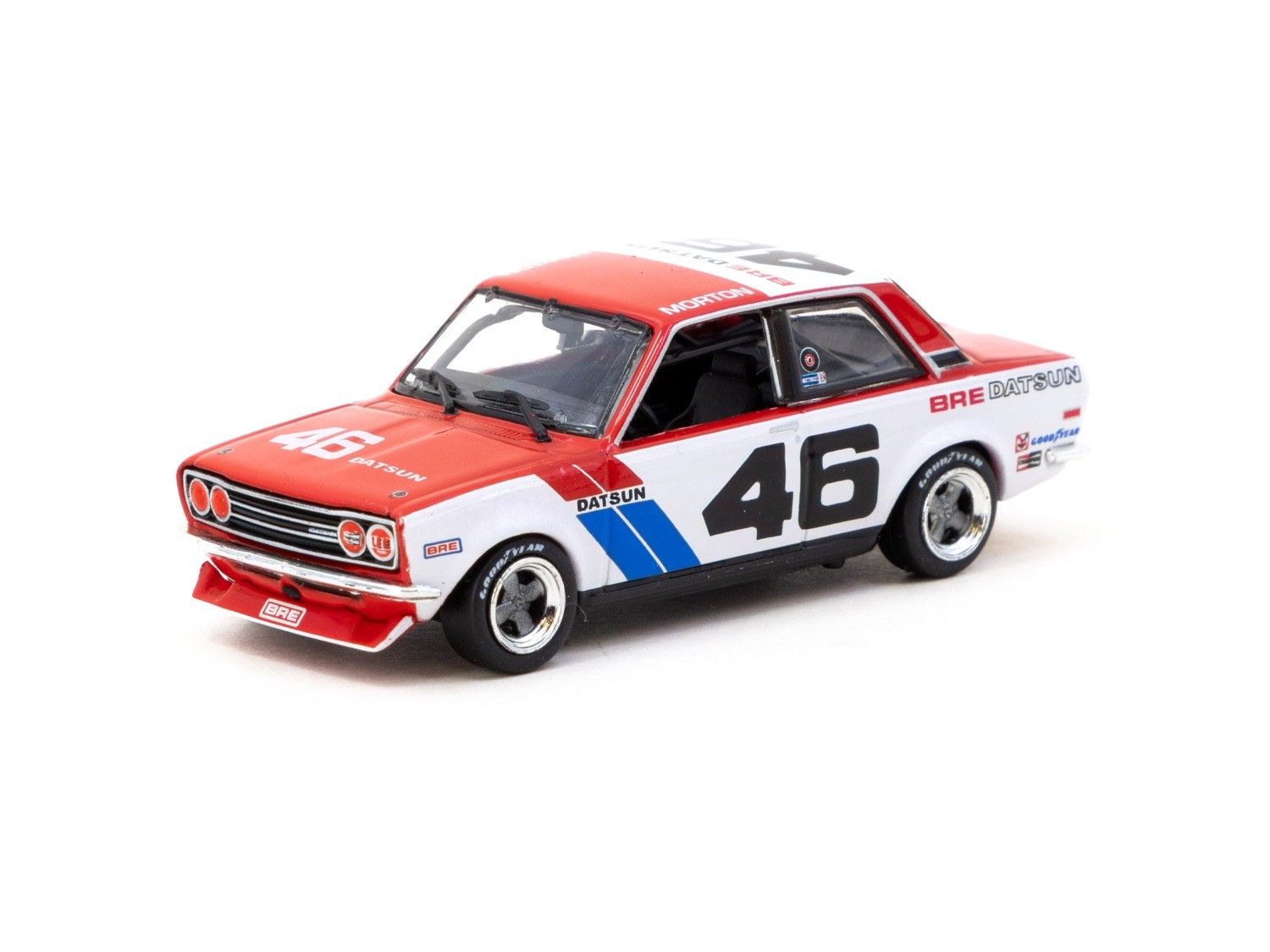 1:64 Tarmac - 1971 BRE Datsun 510 #46 John Morton Trans-Am 2.5 Championship