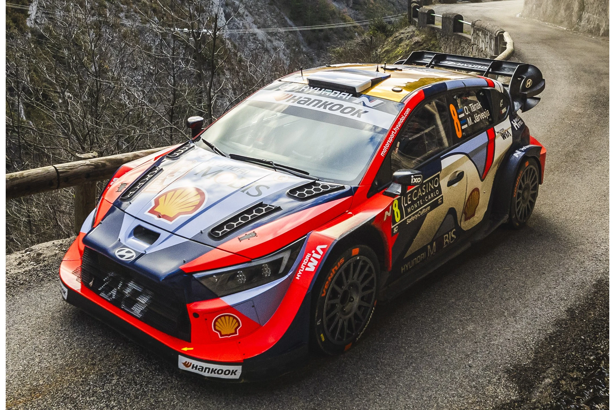 1:43 Spark - Hyundai i20N Rally1 No.8 Rally Monte Carlo 2025 O. Tänak - M. Järveoja