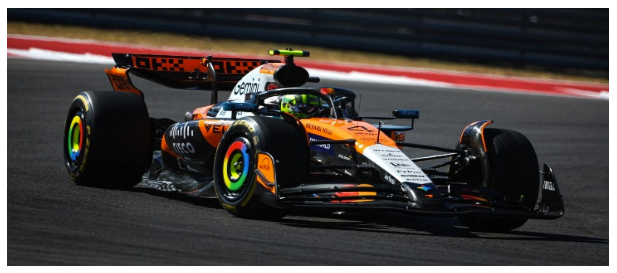 1:43 Spark - McLaren MCL39 No.4 McLaren Formula 1 Team 2nd US GP 2025 Lando Norris