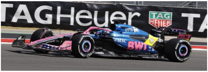 1:43 Spark - Alpine A525 No.10 BWT Alpine Formula One Team US GP 2025 Pierre Gasly