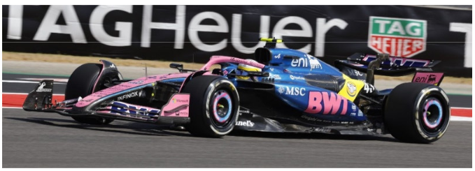 1:64 Spark - Alpine A525 No.43 BWT Alpine Formula One Team US GP 2025 Franco Colapinto