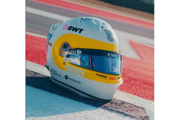 1:5 Spark Helmet - BWT Alpine Formula One Team - Franco Colapinto - US GP 2025