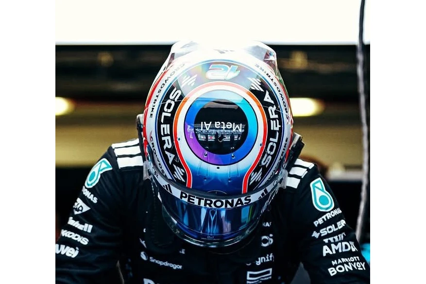 1:5 Spark Helmet - Mercedes-AMG PETRONAS F1 Team - Kimi Antonelli - US GP 2025