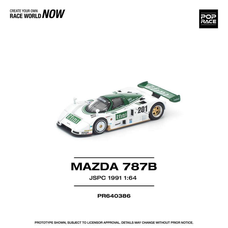 1:64 Pop Race Limited - 1991 Mazda 787B JSPC