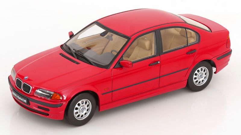1:18 KK Scale - BMW 3er E46 Limousine 1999 rot 1:18 KK Scale - BMW 3er E46 Limousine 1999 rot