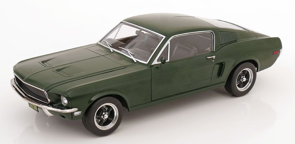 1:12 KK Scale - Ford Mustang GT Fastback Bullitt Movie Edition 1968 matt-dunkelgrün
