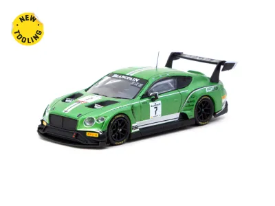 1:64 Tarmac - 2018 Bentley Continental GT3 Green 1:64 Tarmac - 2018 Bentley Continental GT3 Green
