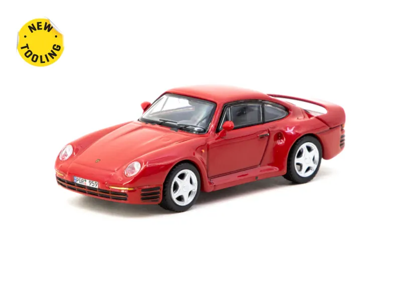 1:64 Tarmac - Porsche 959, red 1:64 Tarmac - Porsche 959, red
