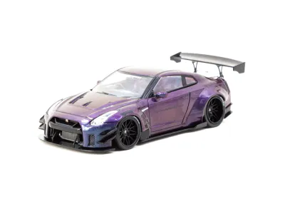1:43 Tarmac - Nissan GT-R R35 *LB-WORKS* type 2, midnight purple