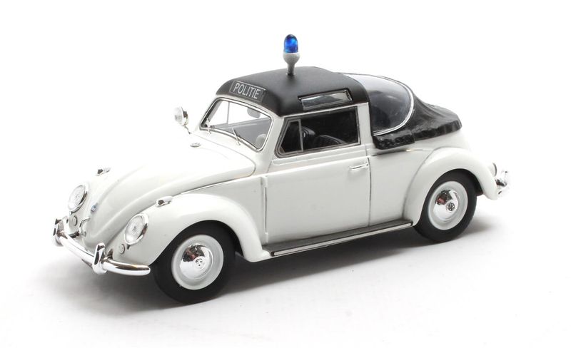 1:43 Matrix - VW beetle kuip coach police The Hague closed 1958 1:43 Matrix - VW beetle kuip coach police The Hague closed 1958