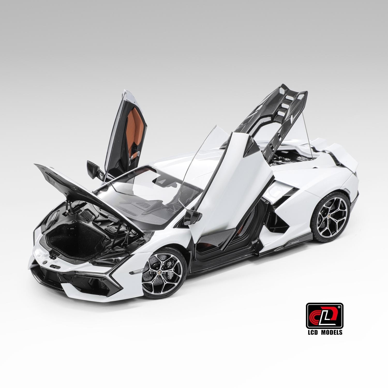 1:18 LCD Models - 2023 Lamborghini Revuelto Hybrid White