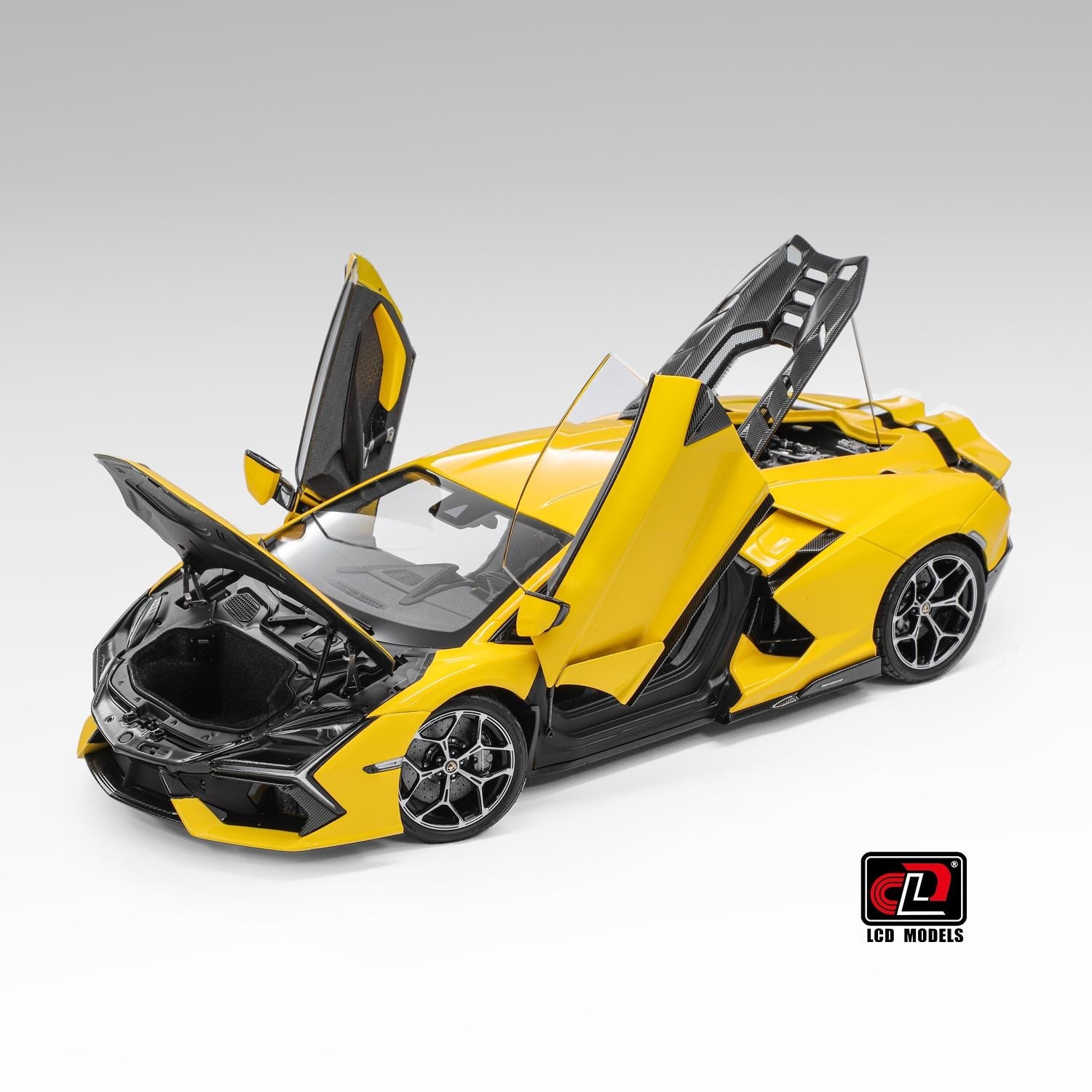 1:18 LCD Models - 2023 Lamborghini Revuelto Hybrid Yellow