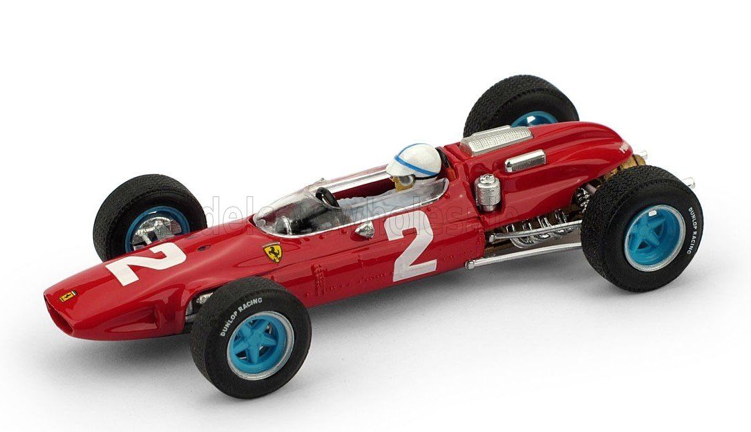 1:43 Brumm - Ferrari F1 158 #2 World Champion Winner Italy GP 1964 J. Surtees *With Driver Figure*