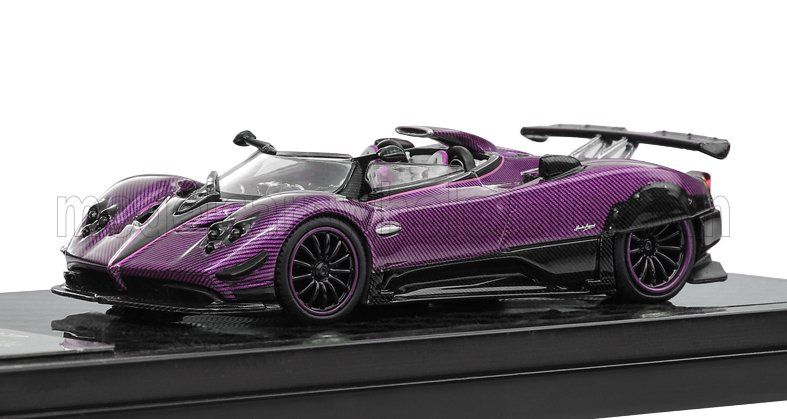 1:64 LCD Models - 2018 Pagani Zonda HP Barchetta Carbon Purple