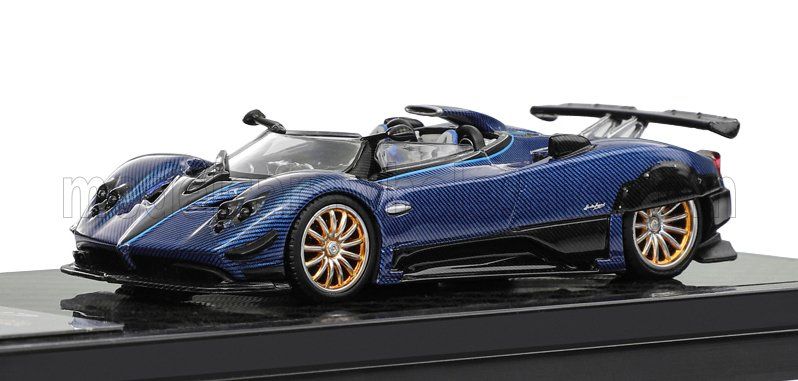 1:64 LCD Models - 2018 Pagani Zonda HP Barchetta Carbon Blue 1:64 LCD Models - 2018 Pagani Zonda HP Barchetta Carbon Blue