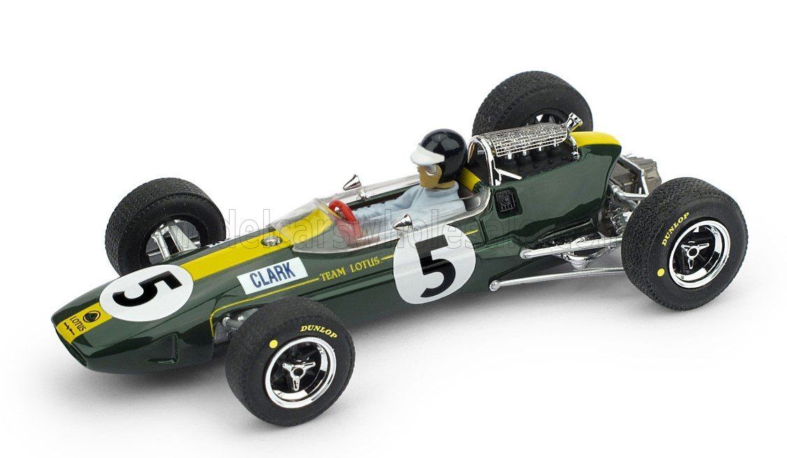 1:43 Brumm - Lotus F1 33 #5 World Champion Winner British GP 1965 J. Clark *With Driver Figure*
