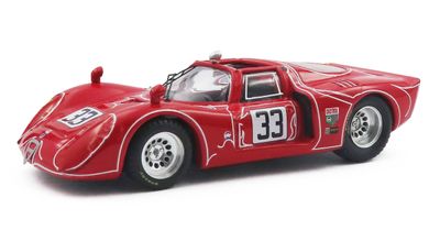 1:43 Best Model - Alfa Romeo T33.2 V8 Team Ausca Racing Inc. #33 6h Watkins Glen 1968 H. Kwech - J. Martino 1:43 Best Model - Alfa Romeo T33.2 V8 Team Ausca Racing Inc. #33 6h Watkins Glen 1968 H. Kwech - J. Martino