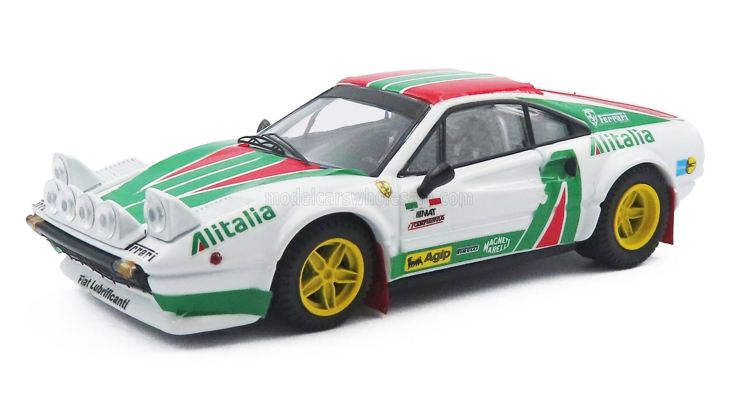 1:43 Best Model - Ferrari 308 GTB Gr.4 Tuning Makela Alitalia Rally 1980