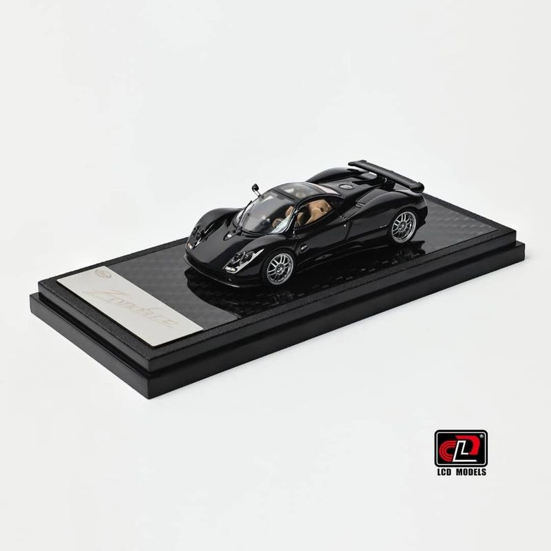 1:64 LCD Models - 199 Pagani Zonda C12 Black 1:64 LCD Models - 199 Pagani Zonda C12 Black