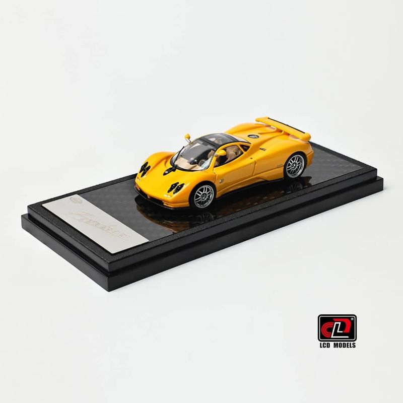 1:64 LCD Models - 199 Pagani Zonda C12 Yellow 1:64 LCD Models - 199 Pagani Zonda C12 Yellow